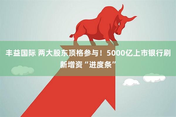 丰益国际 两大股东顶格参与！5000亿上市银行刷新增资“进度条”